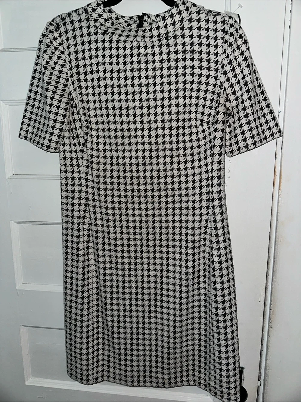 brown fall dress wedding guest Standard / XS Polka Dot Deep-V Flutter-Sleeve Satin A-Line Please choose the desired Devil with the Blue Color:Swan White/Anne Black Refined
